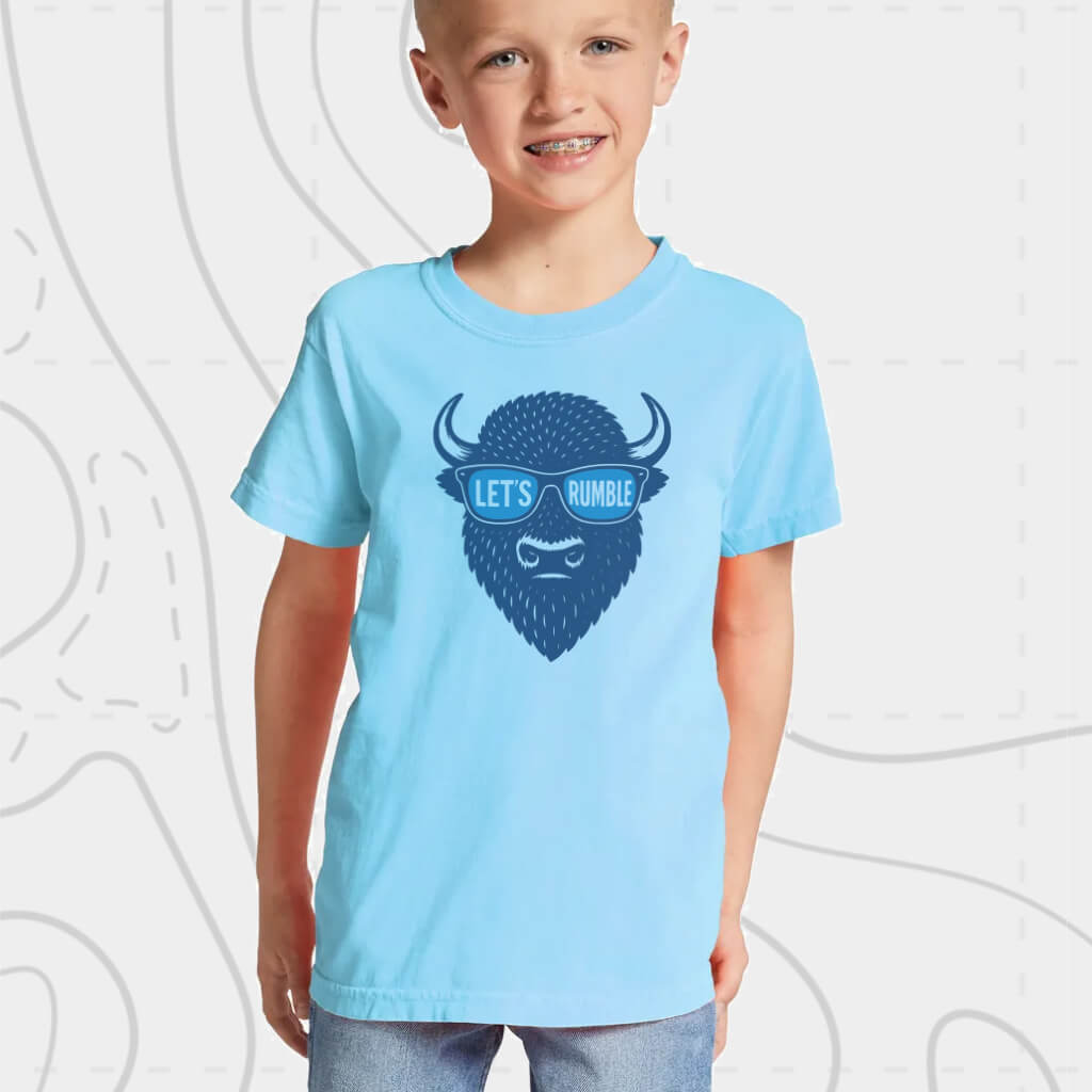 Let’s Rumble Bison Tee Youth | Oklahoma City Basketball