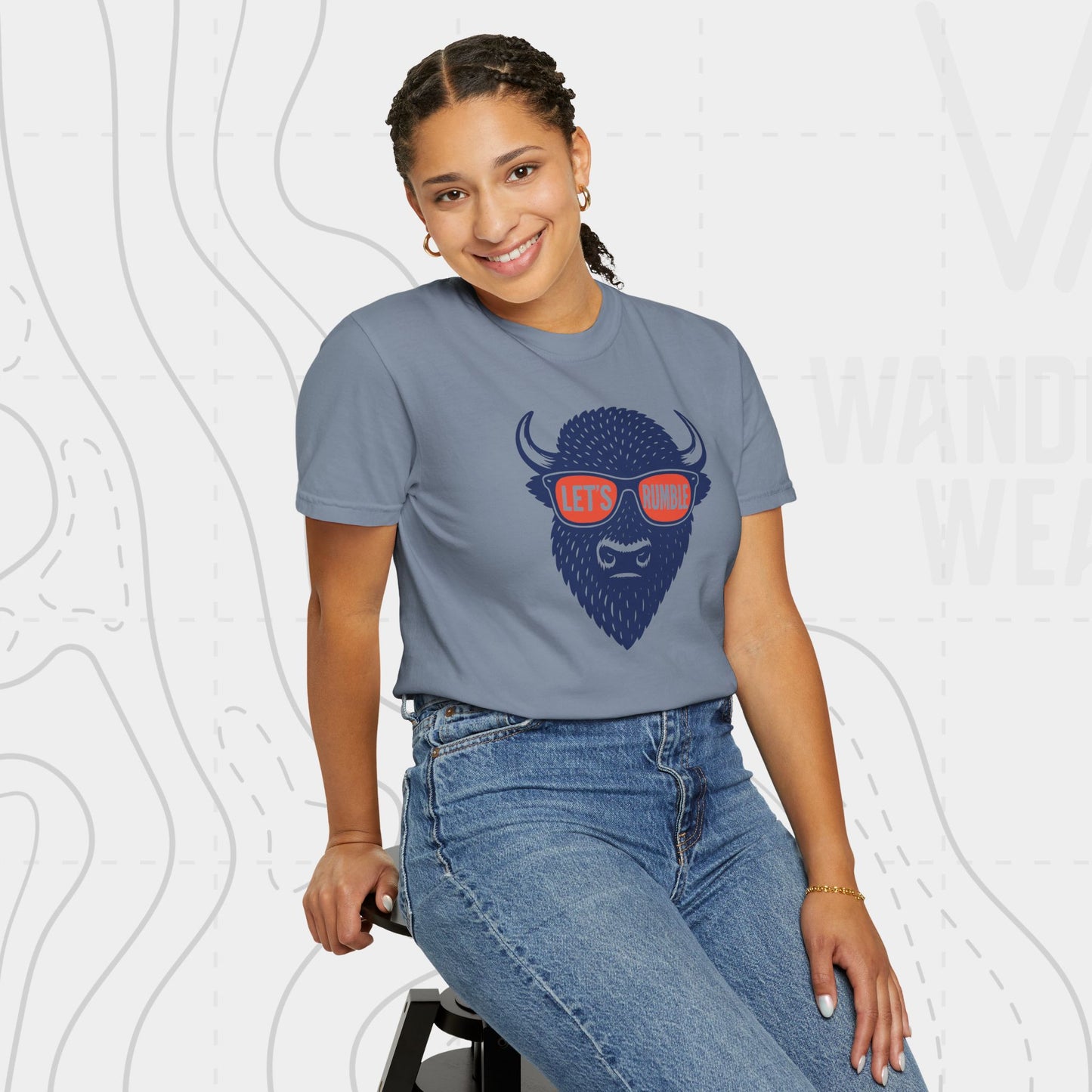 Let’s Rumble Bison Tee | Oklahoma City Basketball