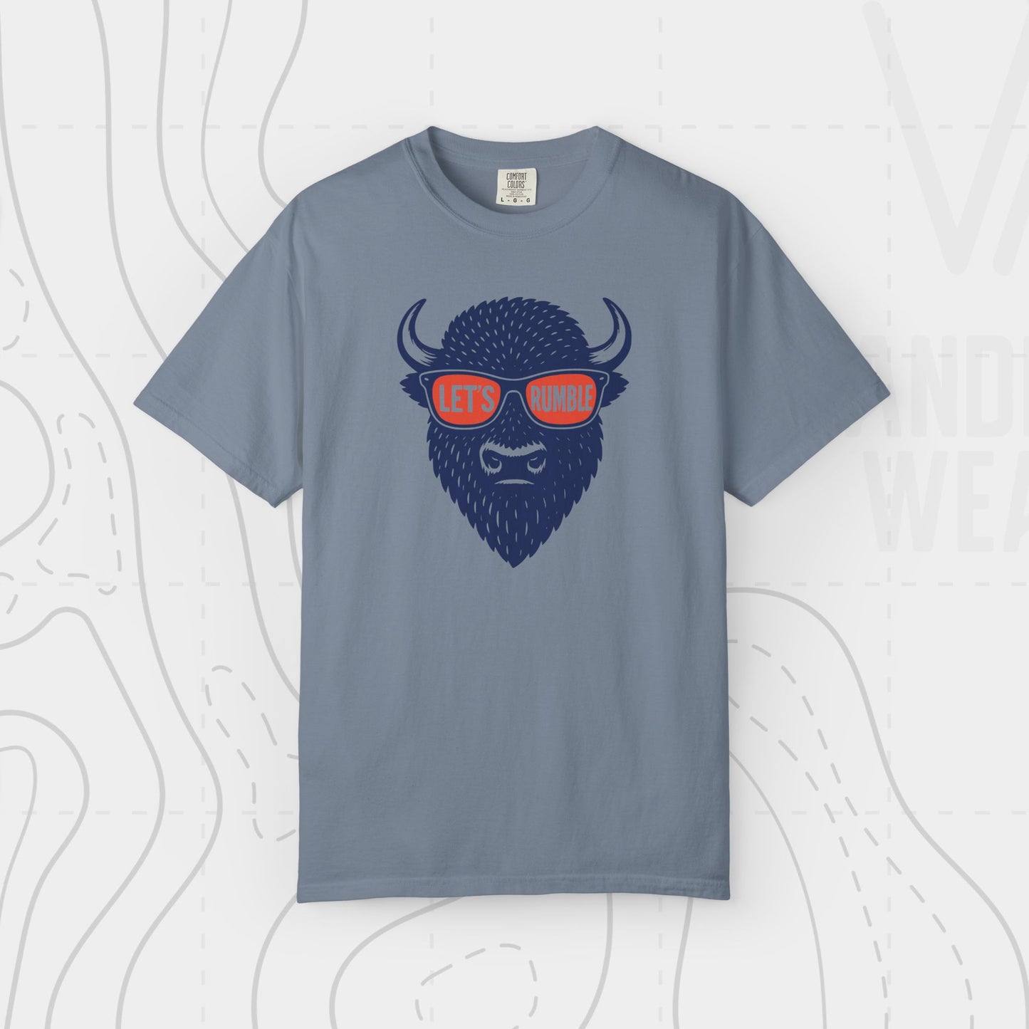 Let’s Rumble Bison Tee | Oklahoma City Basketball