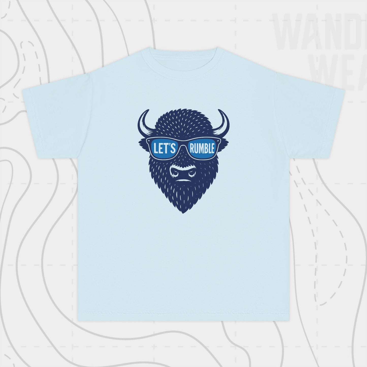 Let’s Rumble Bison Tee Youth | Oklahoma City Basketball