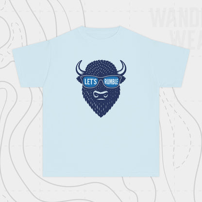 Let’s Rumble Bison Tee Youth | Oklahoma City Basketball