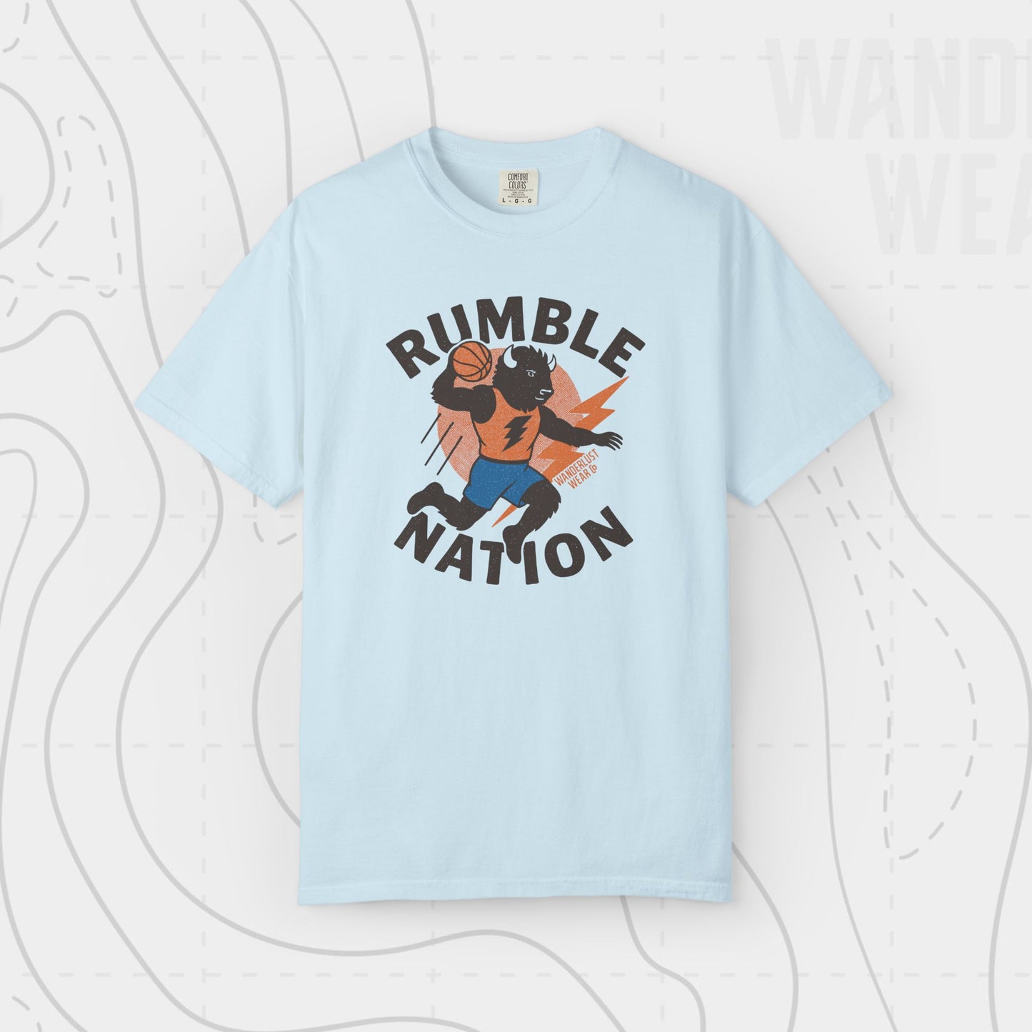 Rumble Nation Basketball Tee | Oklahoma City