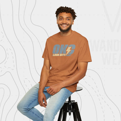 OKC Loud City Stripes Tee | Oklahoma City Basketball