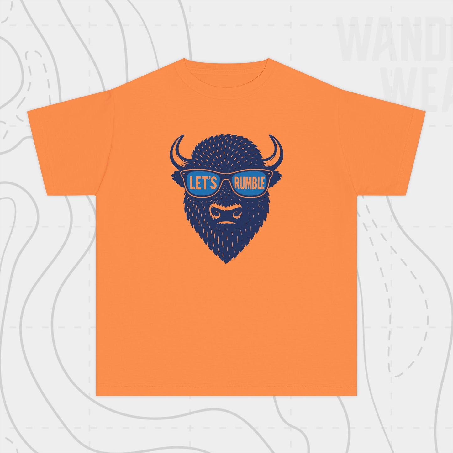 Let’s Rumble Bison Tee Youth | Oklahoma City Basketball