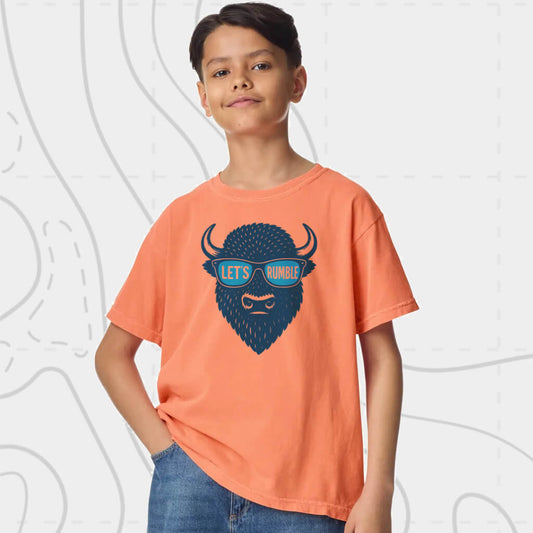 Let’s Rumble Bison Tee Youth | Oklahoma City Basketball