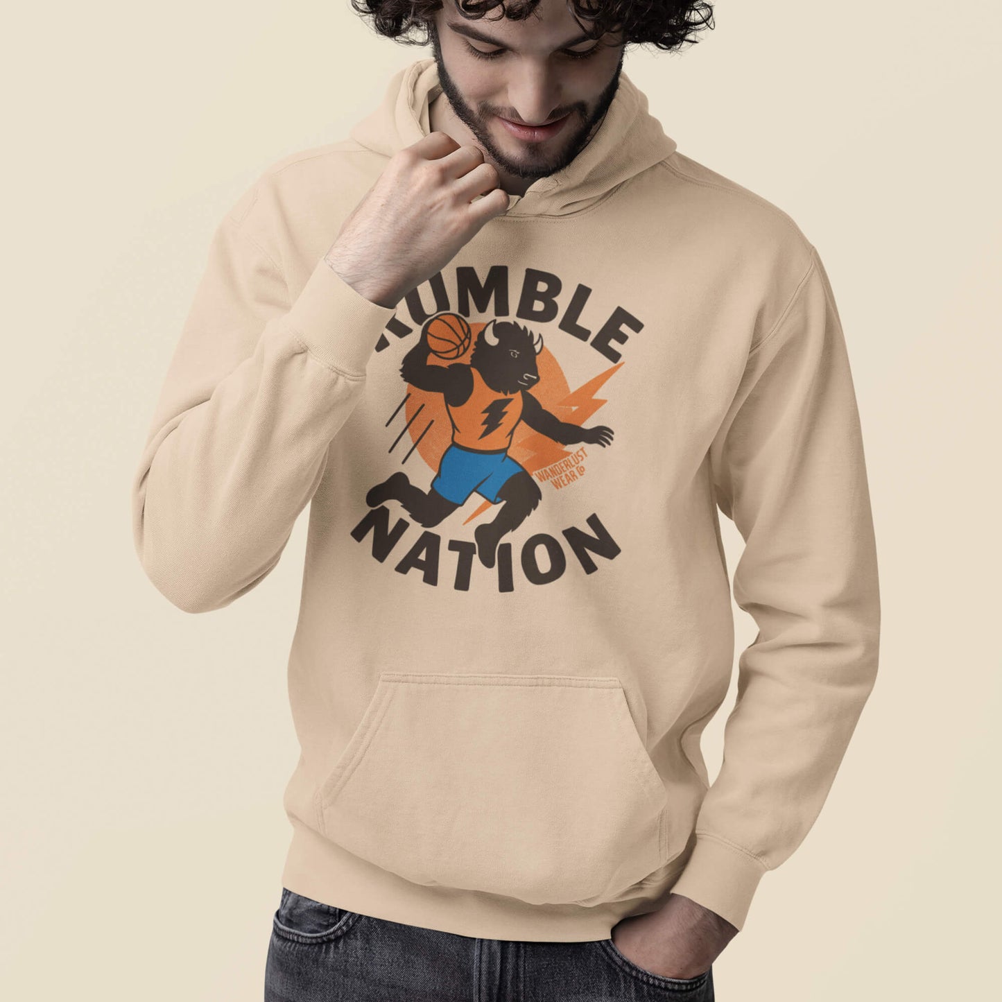 Rumble Nation Basketball Hoodie | Oklahoma City